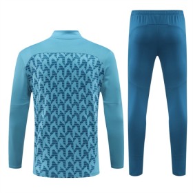 Olympique de Marseille Sweatshirt Za Trening Četvrt Zip 2024-25 Plava